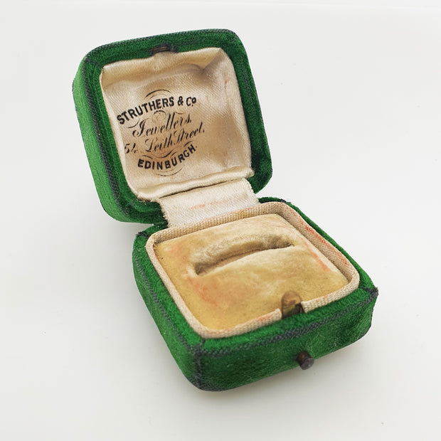 Art Deco Ring Box 1930's Velvet & Brass Ring Presentation | Etsy | Vintage  ring box, Art deco ring, Antique ring box